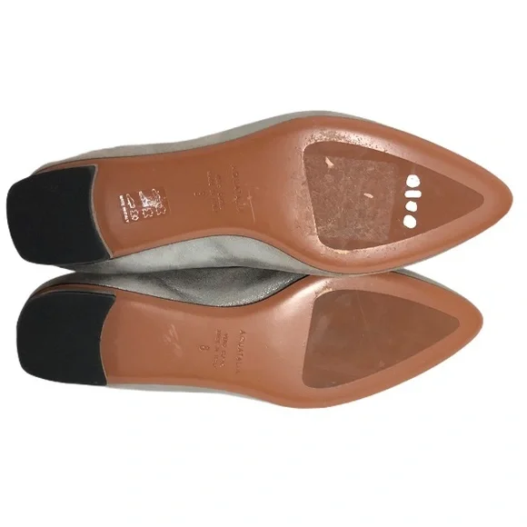 Aquatalia Perla Metallic Flat Size 8 - Picture 5 of 8